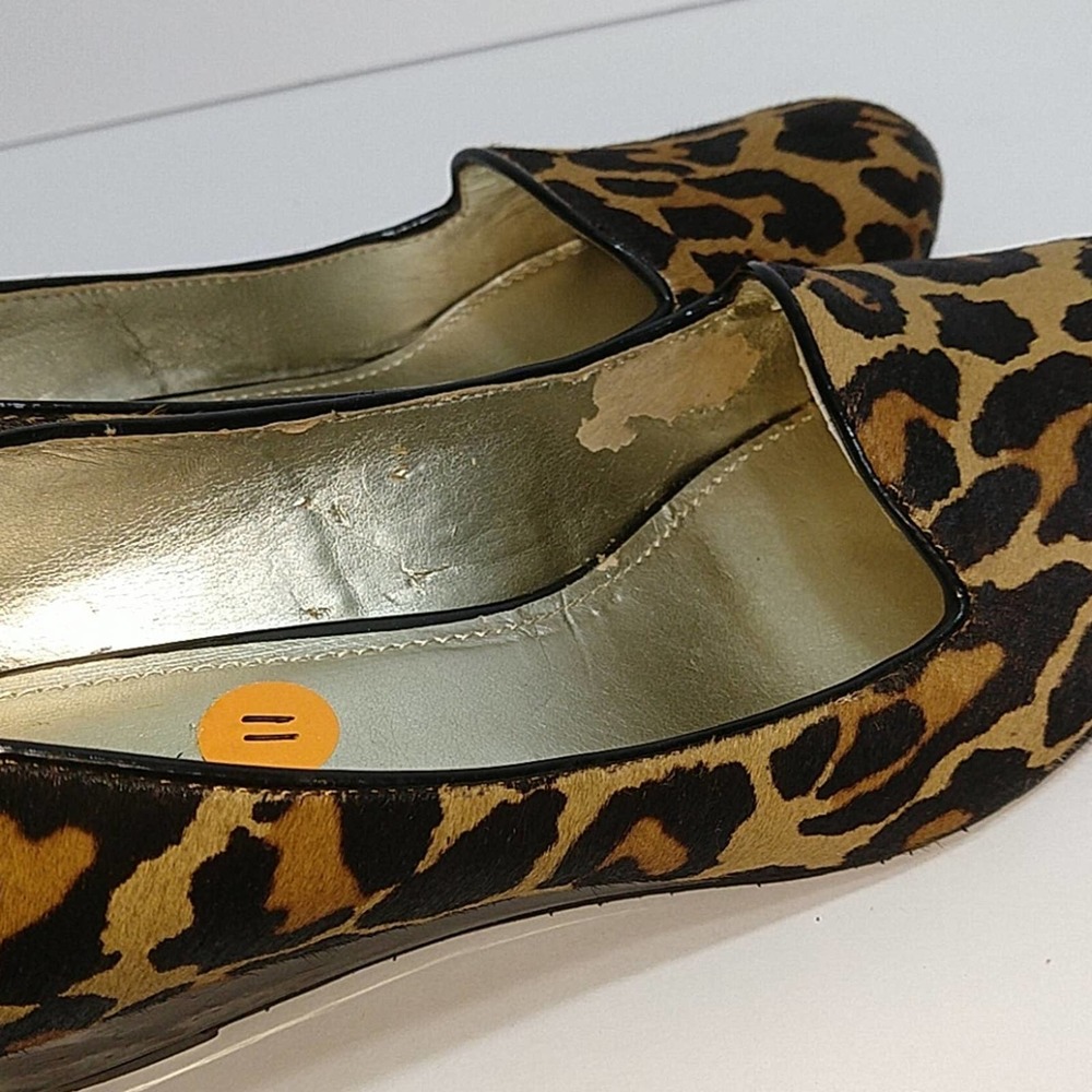Anne Klein animal print wedges shoes - Picture 8 of 12